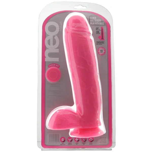 Neo 10 Inch Dual Density Ballsy Dildo