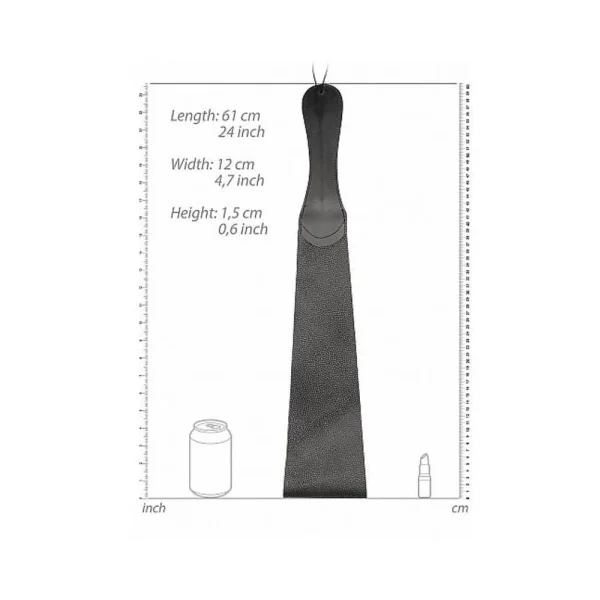 Ouch! Pain - Grain Leather Folded Slapper