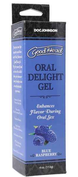 Goodhead Oral Delight Gel Blue Raspberry 4 Oz.