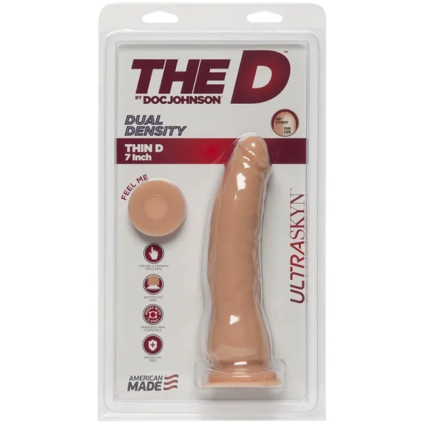 Doc Johnson The D Thin D UltraSkyn 7" Vanilla