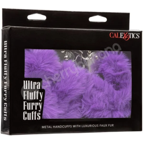 Calexotics Ultra Fluffy Purple Furry Cuffs