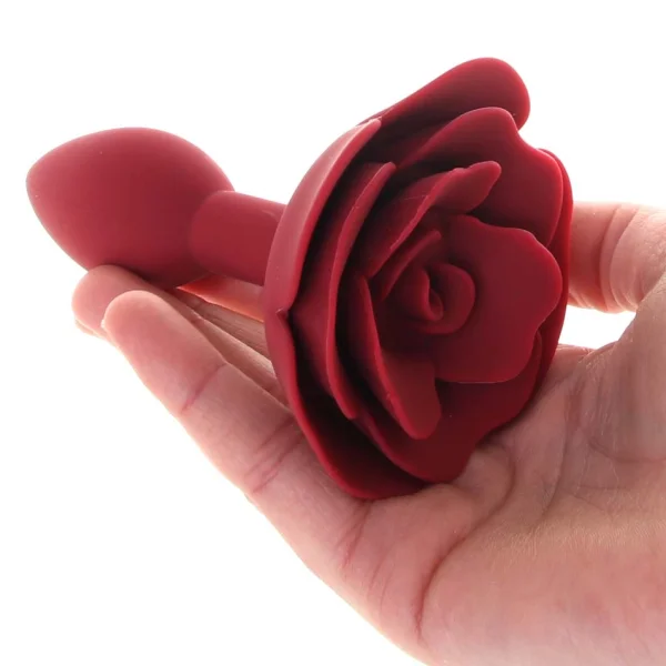 Master Series Booty Bloom Silicone Rose Anal Plug
