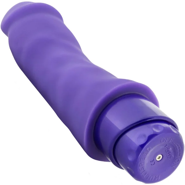 Luxe Marco Silicone Vibrating Dildo by Blush Novelties - Purple