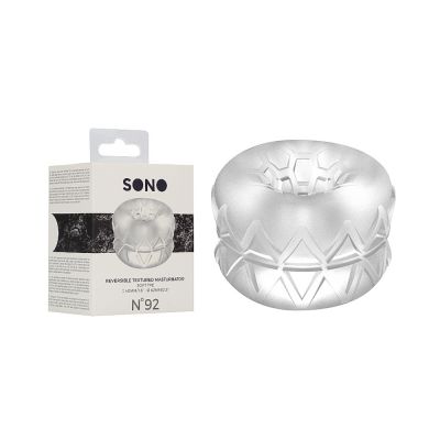 Sona N0 92 Reversible Textured Masturbator Clear