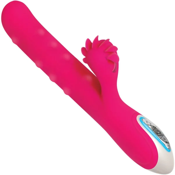Love Spun Rechargeable Waterproof Dual Stimulation Vibrator By Evolved Novelties