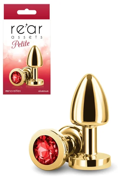 nsnovelties Rear Assets Petite 2.3" Jewelled Butt Plug