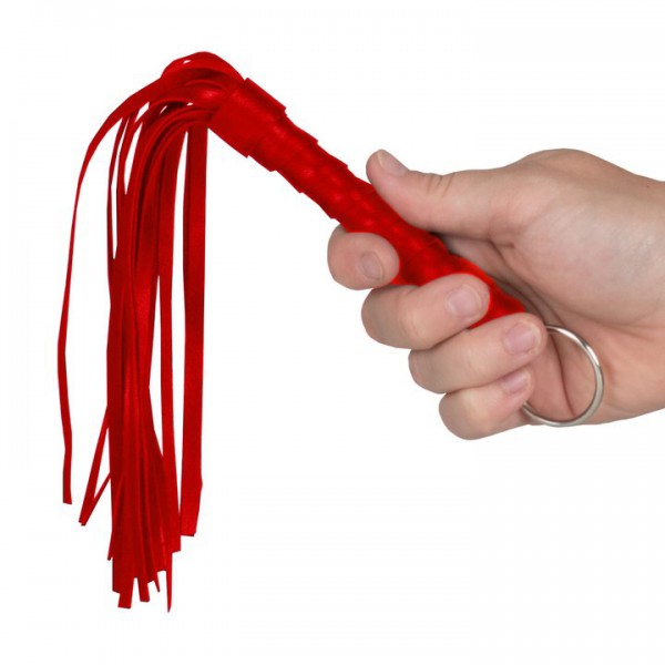 Bondara To The Point Red Mini Flogger – 11 Inch