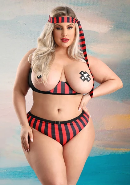 Treasured Pirate Costume Set - Plus Size — image 5 of 6