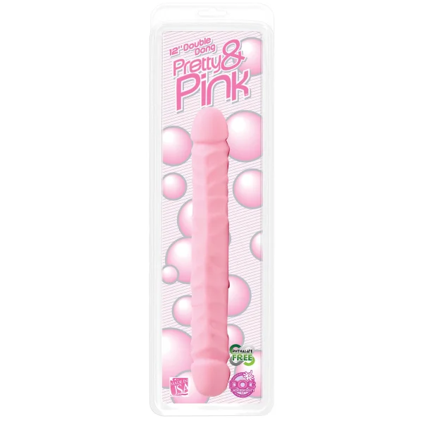 Pretty & Pink 12 inch Double Dong