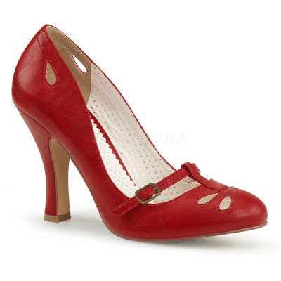 4 inches Heel Instep Strap Mary Jane Pump