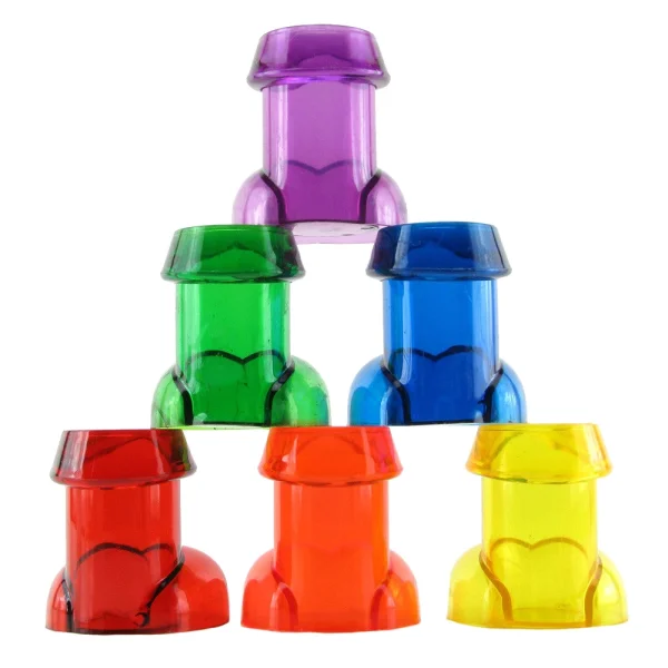 Rainbow shot glass set