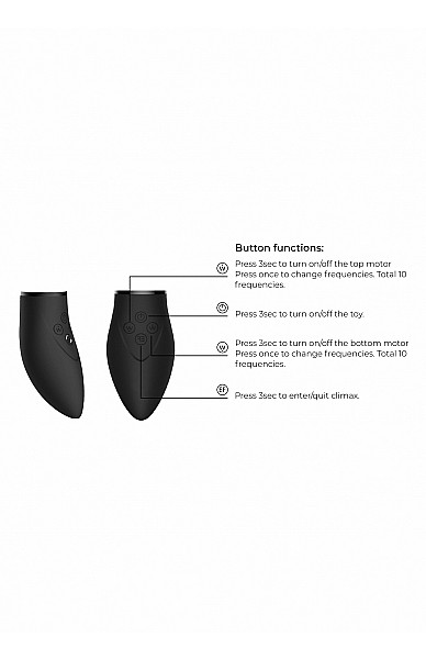 Switch Pleasure Kit #6 Black 3-in-1 Rechargeable Interchangeable Toy Kit