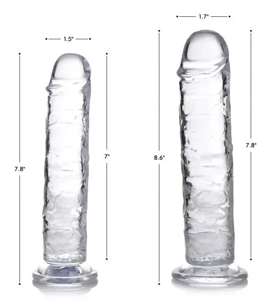 Jock C-thru Dildo - 8 Inch — image 5 of 6