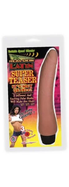 Real Skin Latin Super Teaser Vibrator Flesh — image 4 of 4