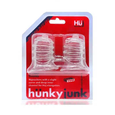 Hunky Junk Elong Nipsuckers Clear