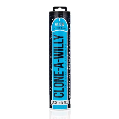 Empire Labs Vibrating Clone A Willy Glow In The Dark Blue
