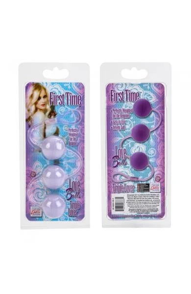 First Time Love Balls Triple Lover Perfectly Weighted For The Beginner - Purple