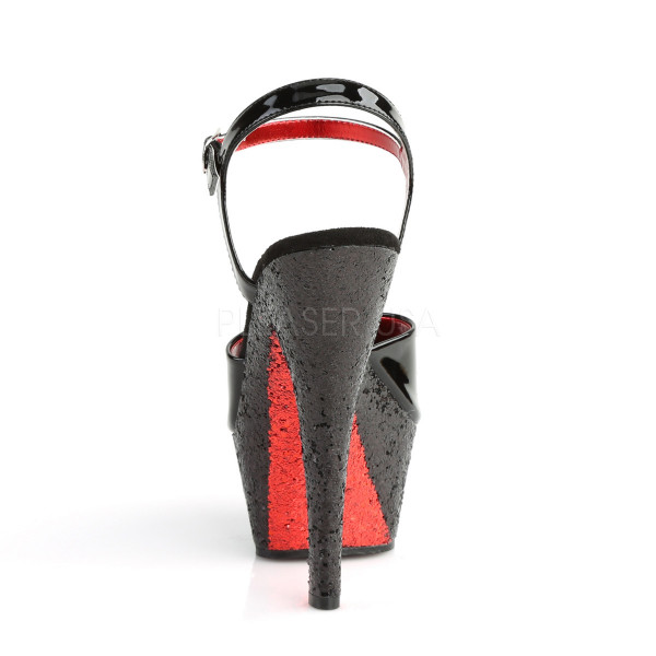 6 inches Heel, 1 3/4 inches PF Two Tone Ankle Strap Sandal — image 8 of 12