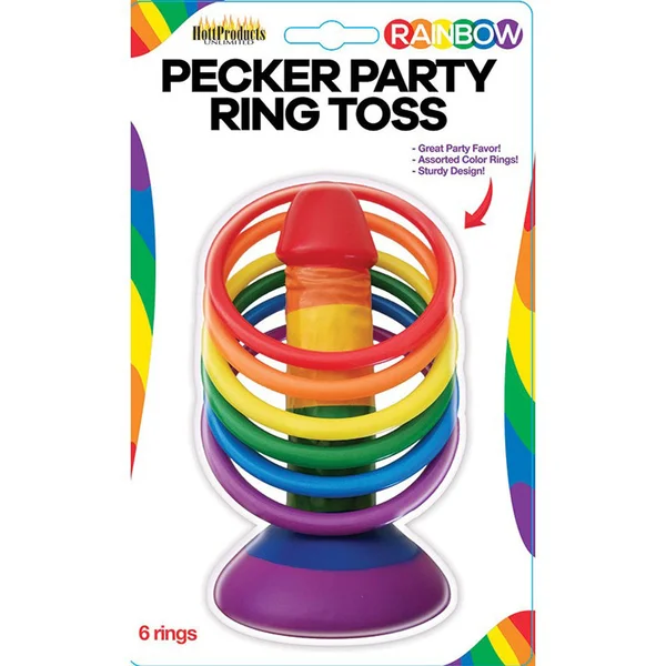 Rainbow Pecker Party Ring Toss — image 10 of 10