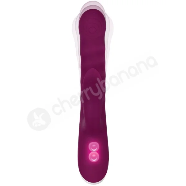Evolved Lovely Lucy Thrusting & Twirling Vibrator With Clit Stimulator