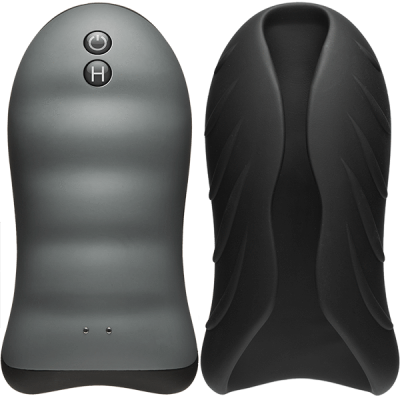 Doc Johnson Optimale Secondskyn Warming Vibrating Silicone Stroker Sleeve