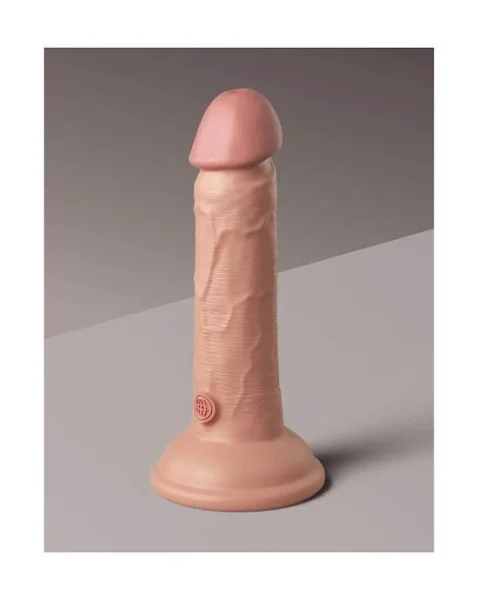 King Cock Elite Dual Density Vibe Silicone Dildo