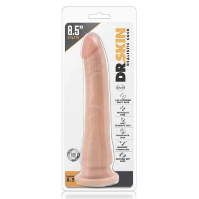 Blush Dr Skin Beige Realistic Cock Basic 8 5