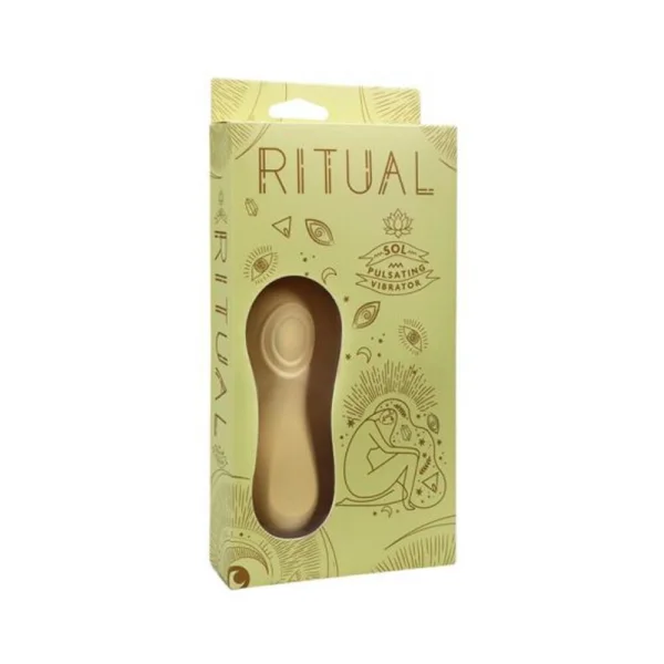 :  Ritual Sol Rechargeable Silicone Pulsating Vibe Yellow
