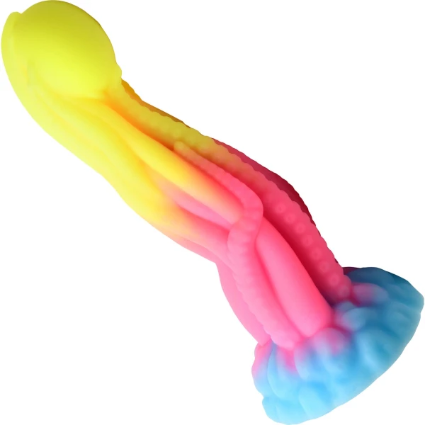 Creature Cocks - Tenta-Glow Glow-in-the-Dark Silicone Dildo