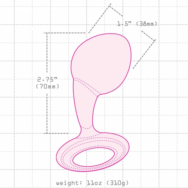 Njoy Pure Plug Stainless Steel Butt Plug - Large — image 4 of 4