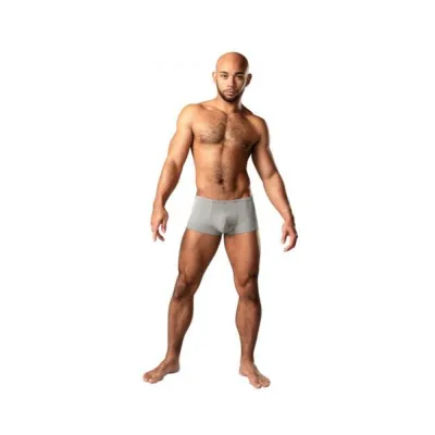 Men s Clothing Male Power Labyrinth Mini Short Grey Weave L