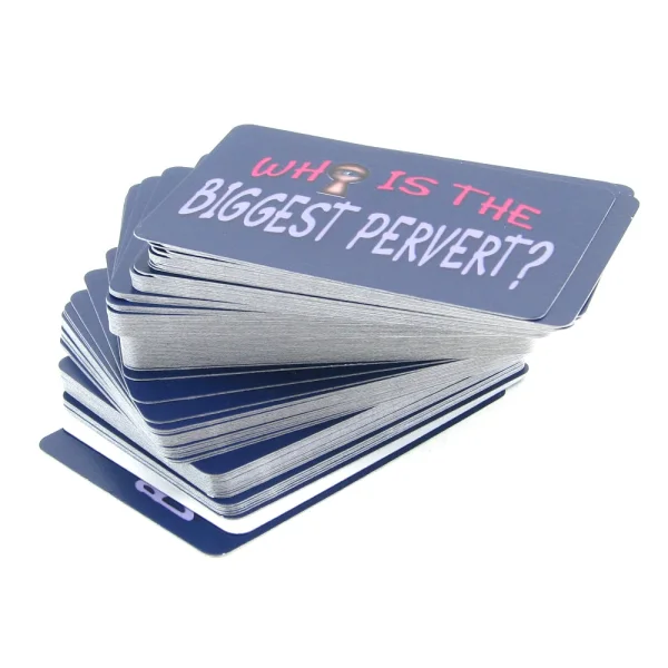 Who is the Biggest Pervert?  Card Game