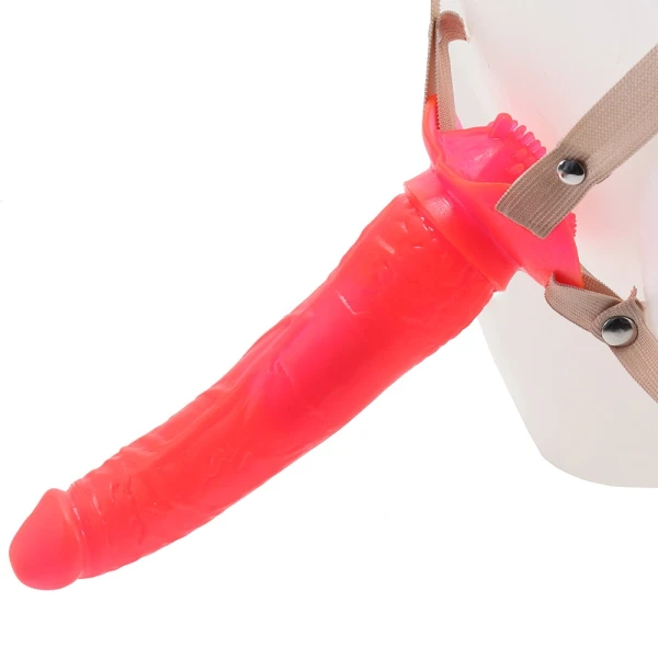 Bettys Jelly Bumble Bee Strap On Vibrating Dong