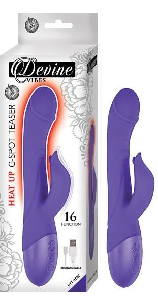 Devine Vibes Heat-Up G-Spot Teaser Purple Vibrator