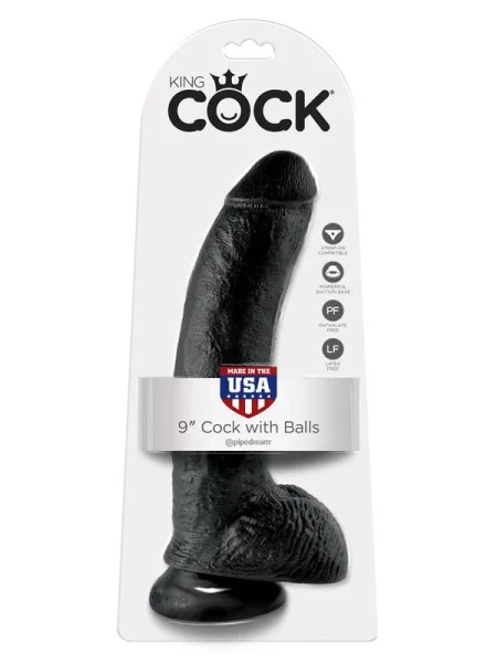 King Cock - 9 in. Cock With Balls