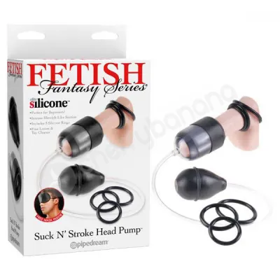 Fetish Fantasy Series Black Suck N Stroke Head Pump