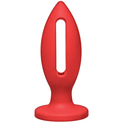 Kink Wet Works 5 inch Silicone Lube Luge Plug Red