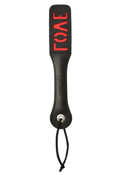 Sportsheets Leather Love Paddle