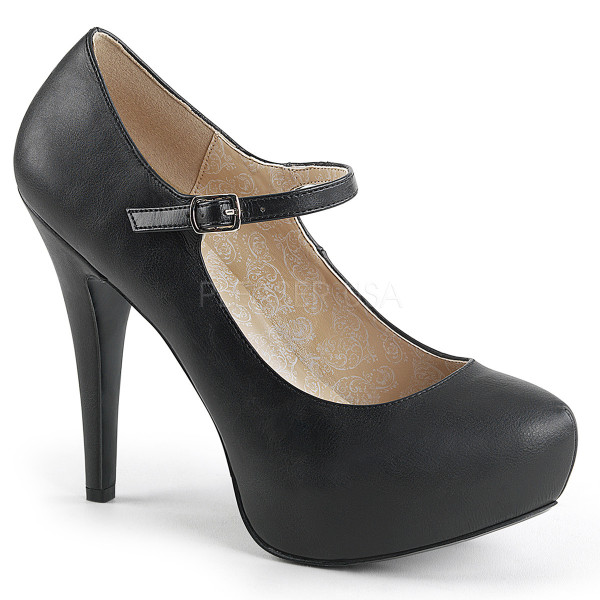 5 1/4 inches Heel, 1 1/4 inches PF Maryjane W/Concealed PT Pump — image 5 of 8