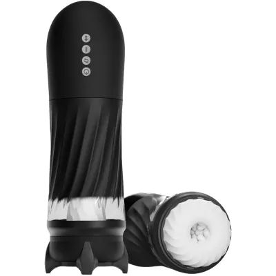Tracy s Dog Steelcan Automatic Stroker Penis Masturbator Black