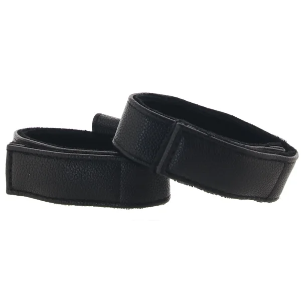 In A Bag Vegan Leather Handcuffs By Doc Johnson