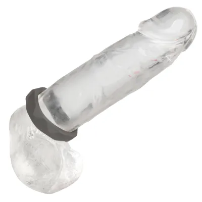 Alpha Liquid Silicone Prolong Prismatic Ring Gray