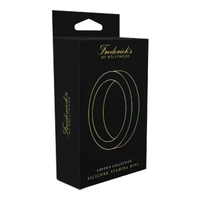 Frederick s of Hollywood Silicone Stamina Ring Black