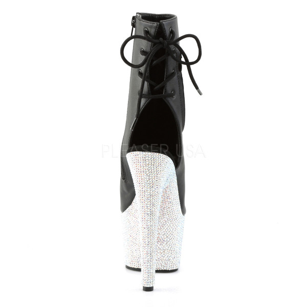 7 inches Heel, 2 3/4 inches PF Open Toe/Heel Ankle Boot w/RS, Side Zip — image 4 of 8