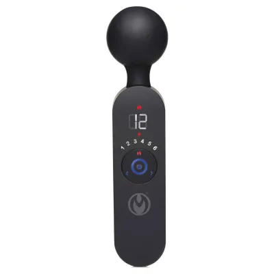 Thunder Wand 72x Silicone Heating Wand Massager Black
