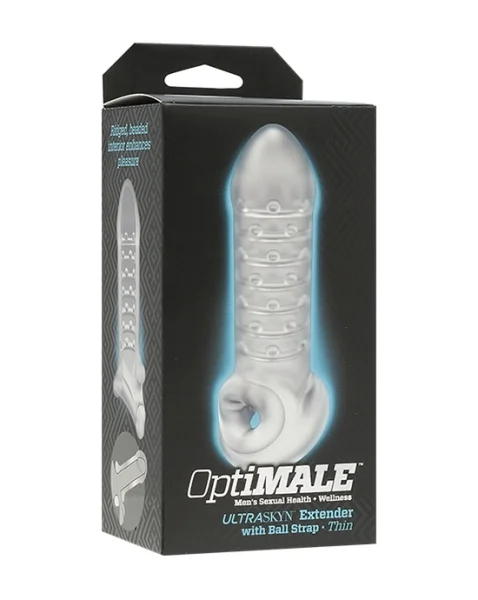 Optimale Extender With Ball Strap - Thin - Clear - 6 Inch