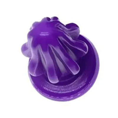 Oxballs Airhole 1 Finned Buttplug Silicone Small Eggplant