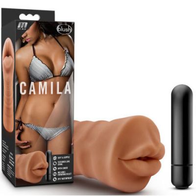 Camila Vibrating Mouth Stroker