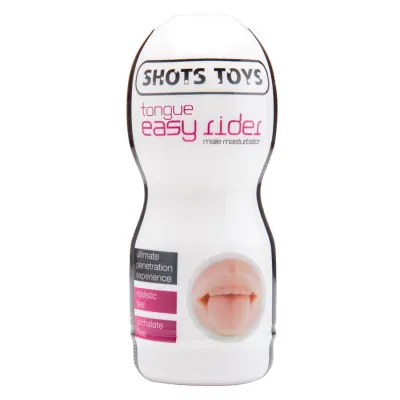 Easy Rider Tongue Mouth Male Masturbator SHOTS