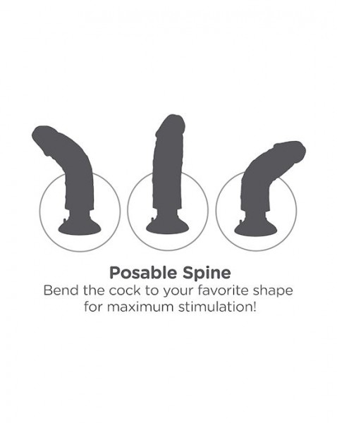 King Cock 10 Inch Vibrating Dildo - Tan - 10 Inch